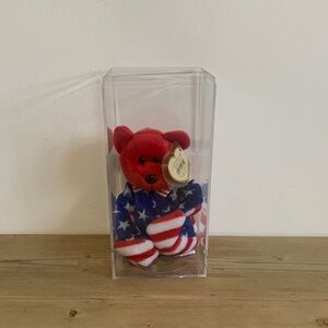 NWT Liberty beanie baby bear plush retired 2002